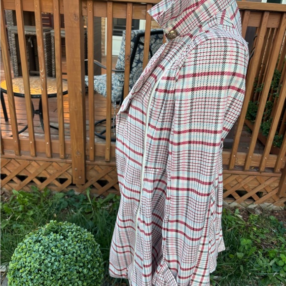 Akira Plaid Oversized Coat.  Worn once! - Picture 2 of 3